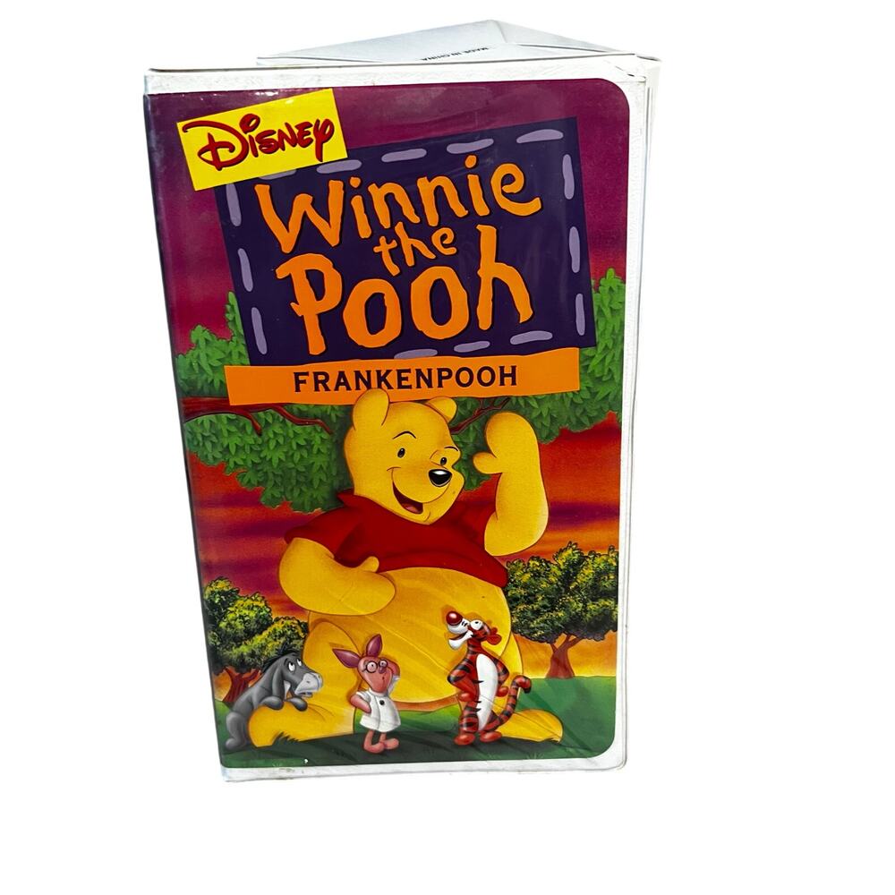 WINNIE THE POOH FRANKENPOOH WALT DISNEY VHS TAPE 1995 w/ CLAMSHELL CASE VIDEO